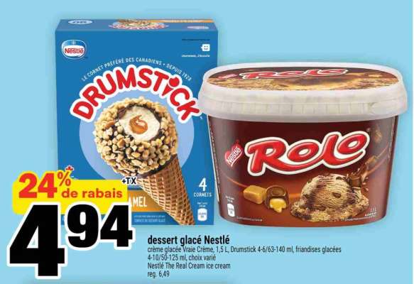 DESSERT GLACÉ NESTLÉ