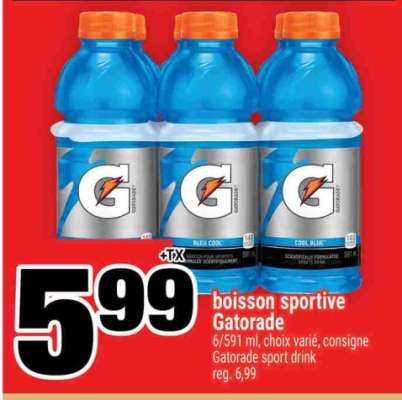 BOISSON SPORTIVE GATORADE