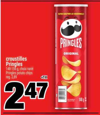 CROUSTILLES PRINGLES