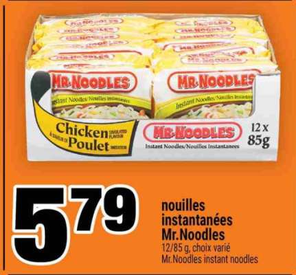 NOUILLES INSTANTANÉES MR. NOODLES