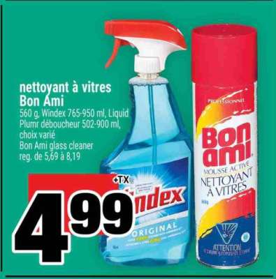 NETTOYANT À VITRES BON AMI