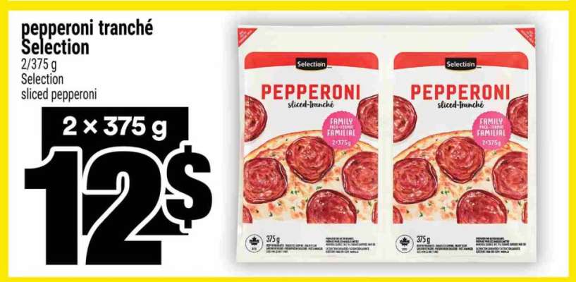 PEPPERONI TRANCHÉ SÉLECTION
