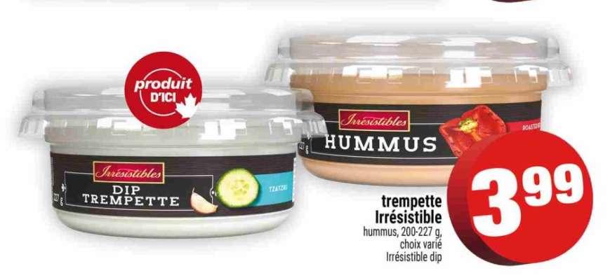 Trempette Irrésistible