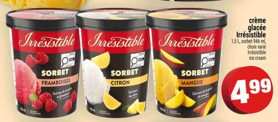 CRÈME GLACÉE IRRÉSISTIBLE