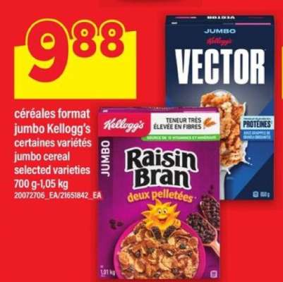 KELLOGG'S JUMBO CEREAL