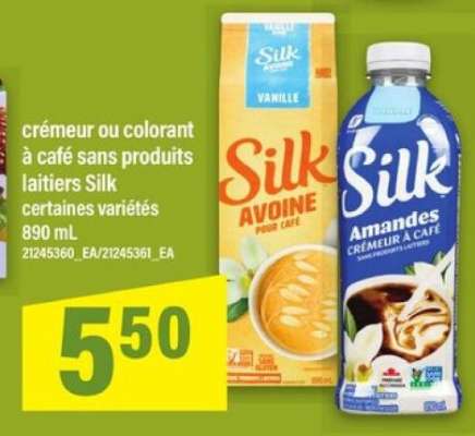 Silk Crèmeur ou colorant à café