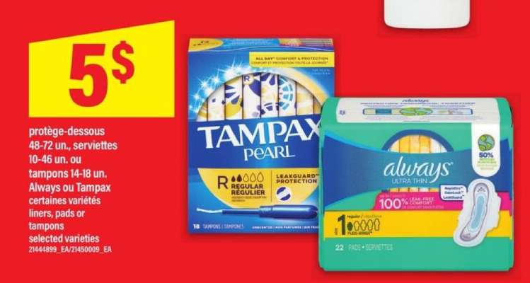 Always ou Tampax