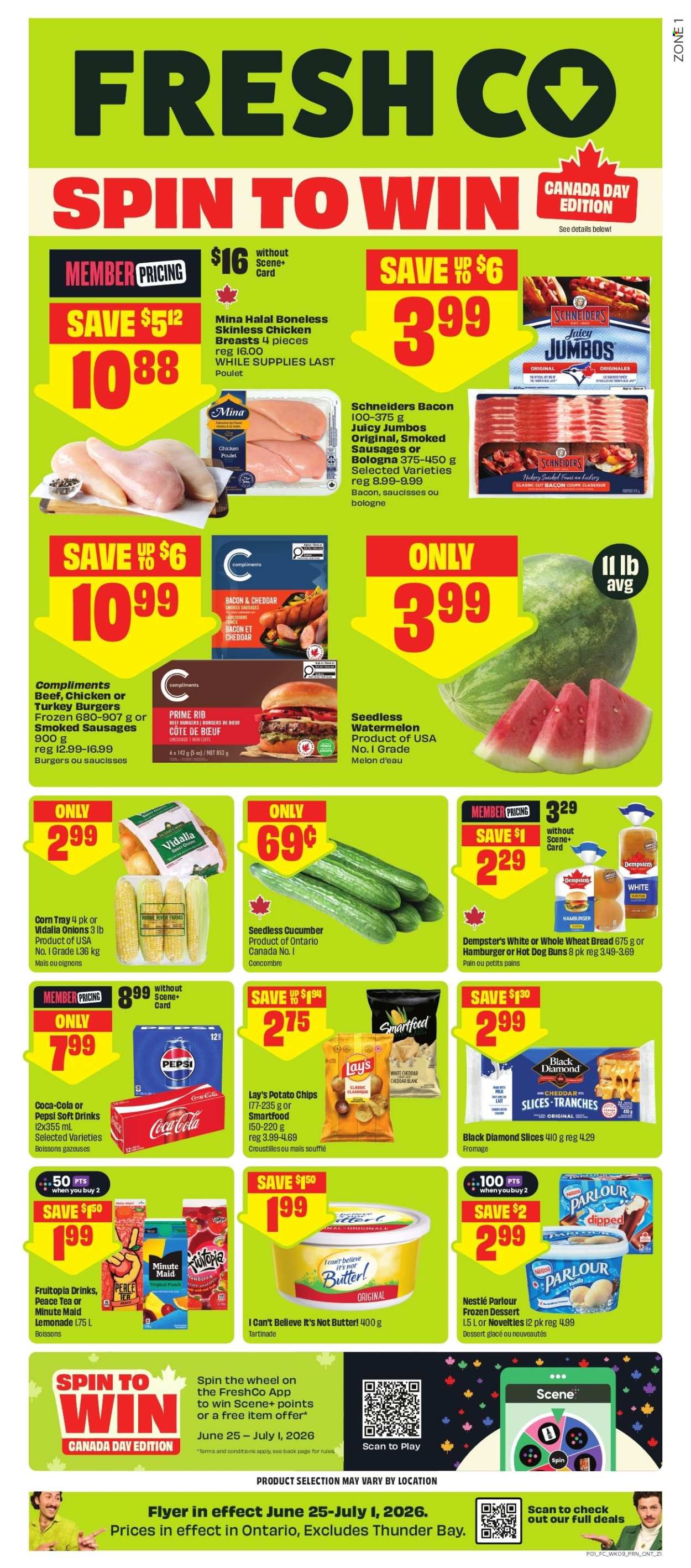 FreshCo. flyer  - June 25, 2026 - July 01, 2026. Page 1