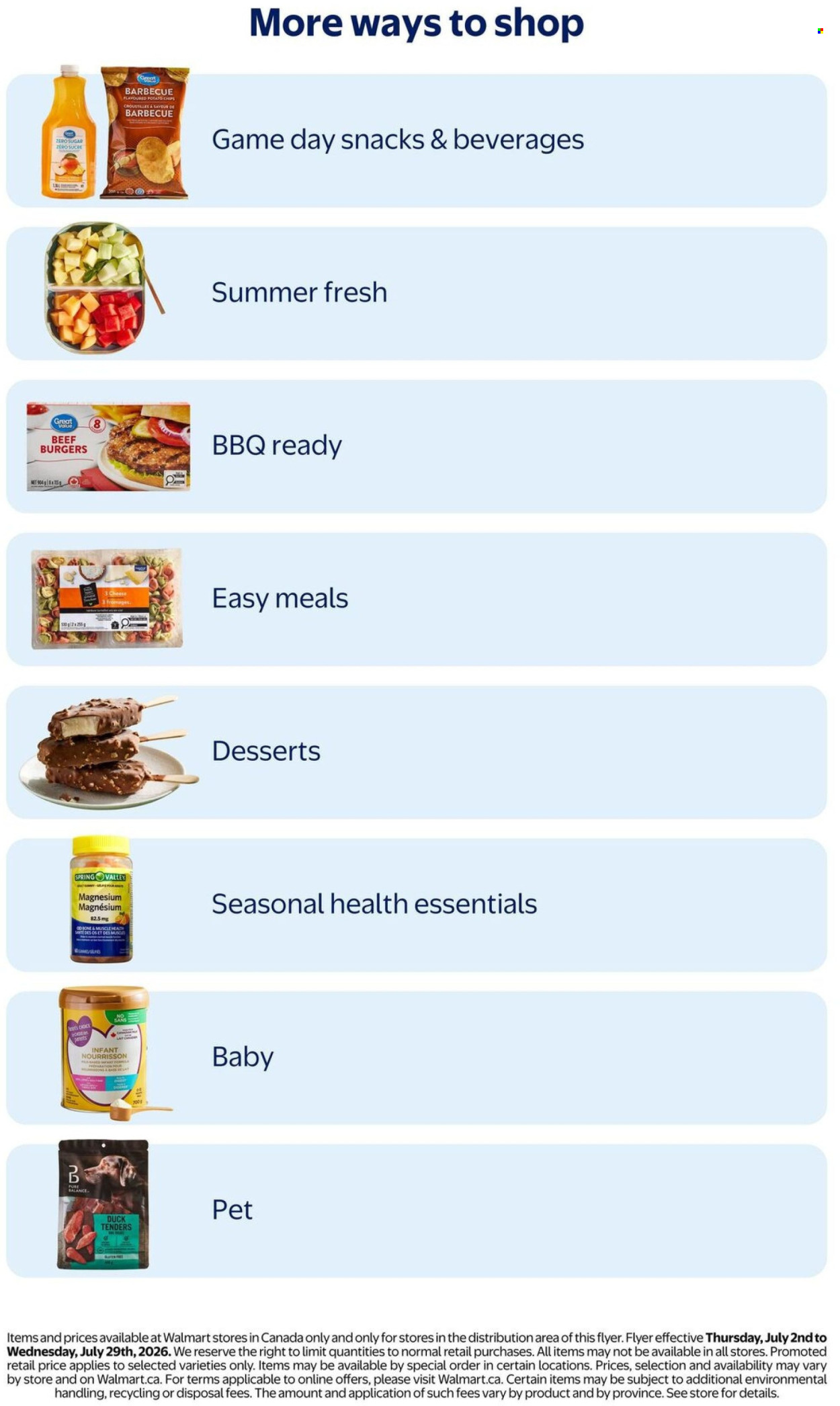 Walmart flyer  - July 02, 2026 - July 29, 2026. Page 10