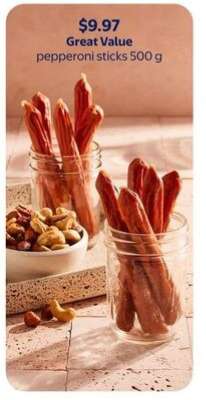 Great Value Pepperoni Sticks