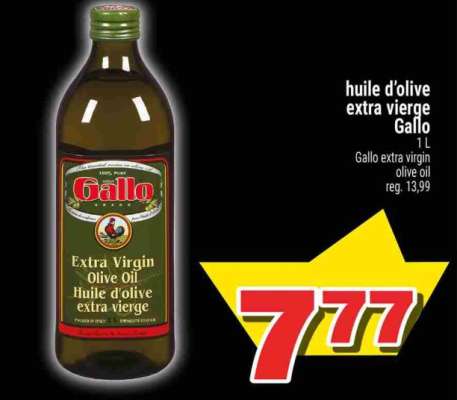 HUILE D'OLIVE EXTRA-VIERGE GALLO