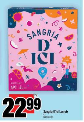 Sangria D'ici Lacroix