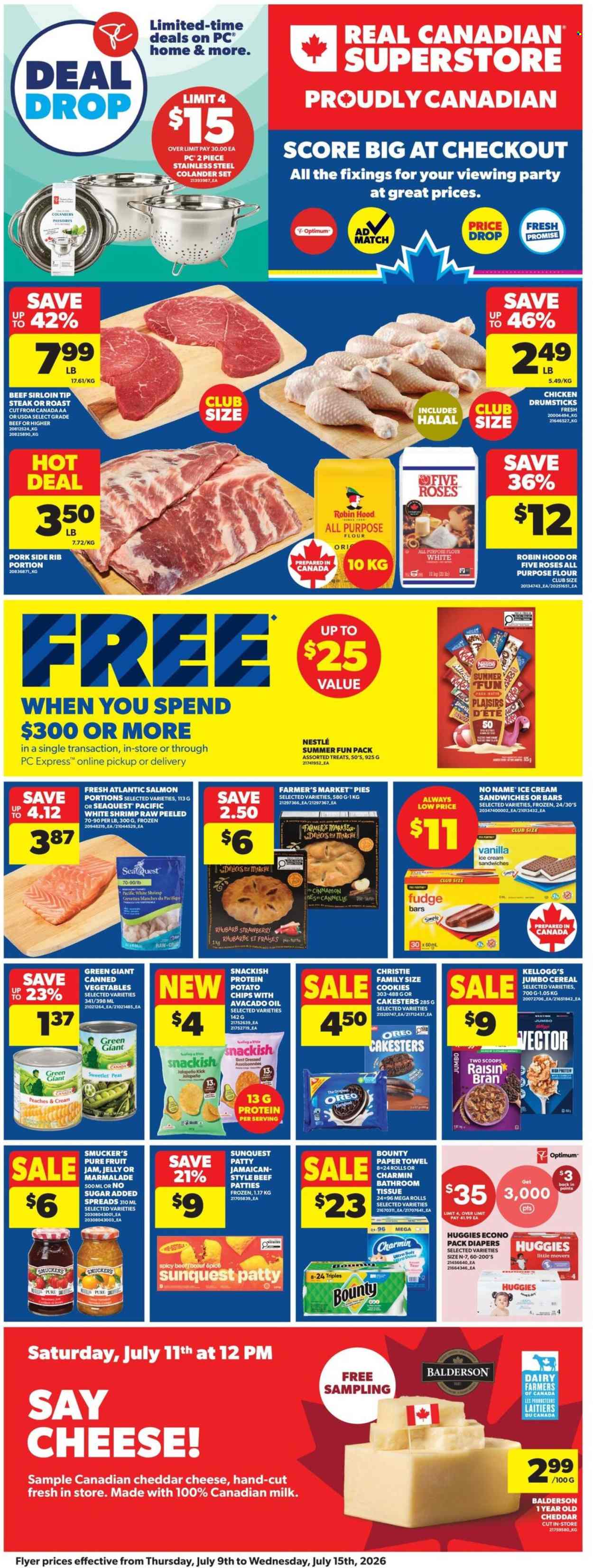 Real Canadian Superstore flyer  - July 09, 2026 - July 15, 2026. Page 1