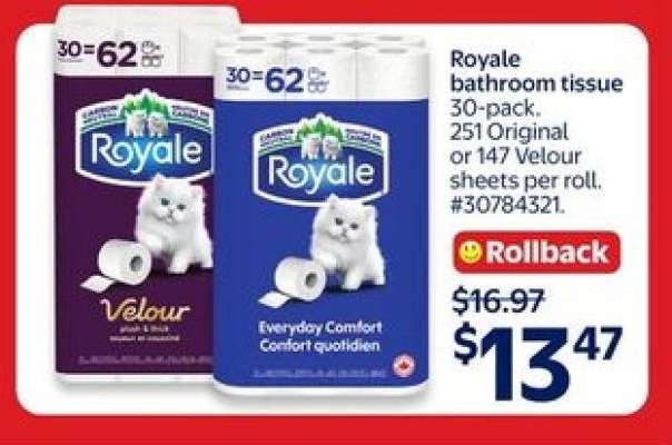 ROYALE BATHROOM TISSUE