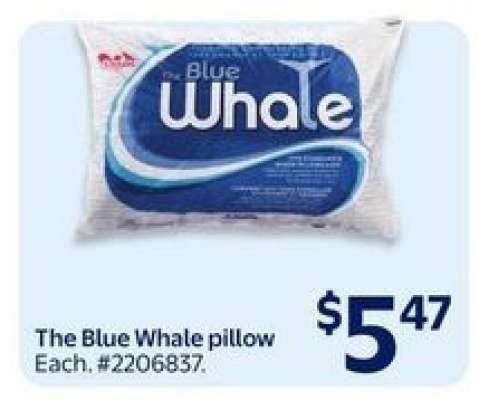 The Blue Whale Pillow