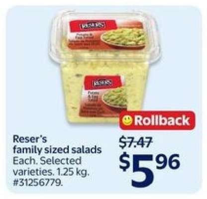 Reser's Family Sized Salads