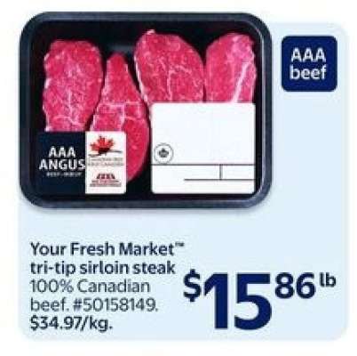 Your Fresh Market™ tri-tip sirloin steak