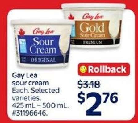 GAY LEA SOUR CREAM