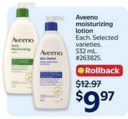AVEENO MOISTURIZING LOTION