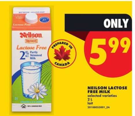 Neilson Lactose Free Milk