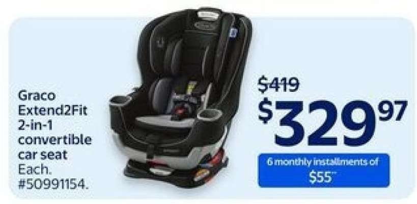 Graco Extend2Fit 2-in-1 convertible car seat