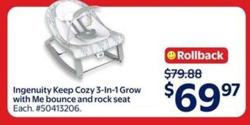 Ingenuity Keep Cozy 3-in-1 Grow with Me bounce and rock seat