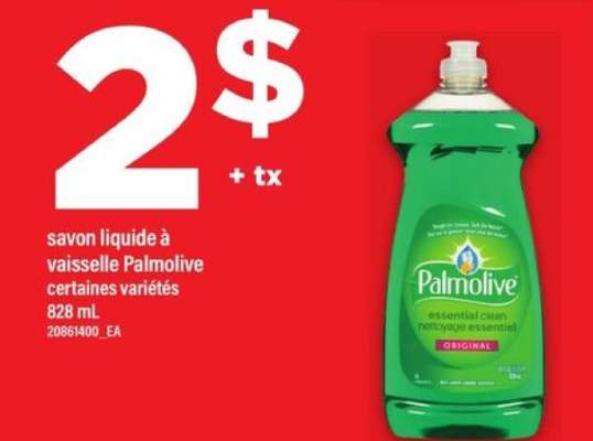 savon liquide à vaisselle Palmolive
