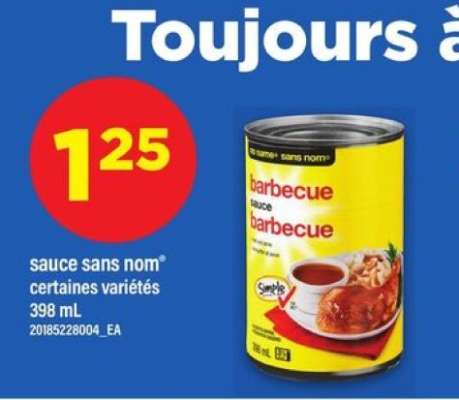 SAUCE SANS NOM