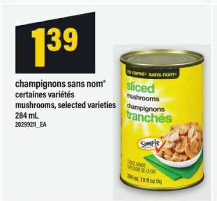 champignons sans nom