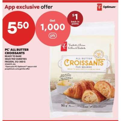 PC All Butter Croissants