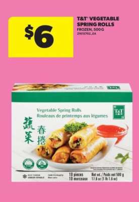 T&T Vegetable Spring Rolls