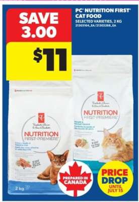 PC Nutrition First Cat Food