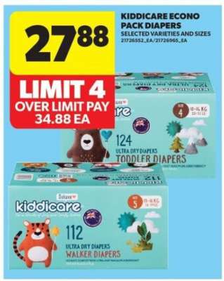 Kiddicare Econo Pack Diapers