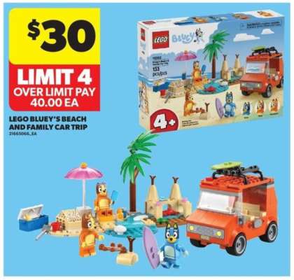 LEGO Bluey's Beach and Family Car Trip
