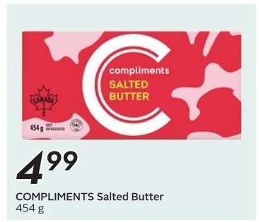 COMPLIMENTS Salted Butter
