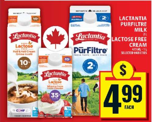 Lactantia PurFiltre Milk / Lactose Free Cream