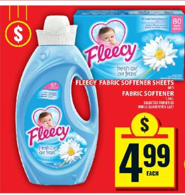 FLEECY FABRIC SOFTENER