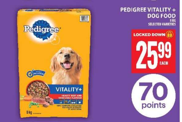 Pedigree Vitality+ Dog Food