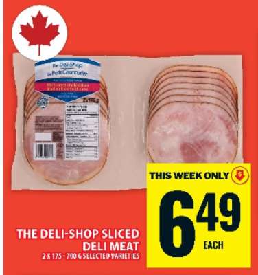 THE DELI-SHOP SLICED DELI MEAT