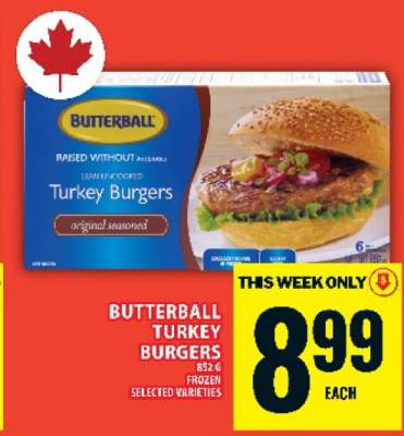 BUTTERBALL TURKEY BURGERS
