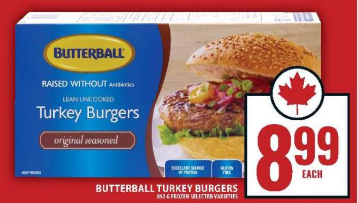 BUTTERBALL TURKEY BURGERS