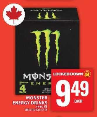 MONSTER ENERGY DRINKS