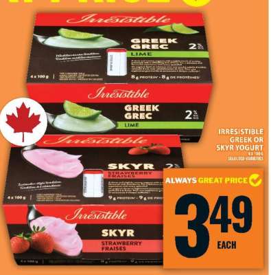 Irresistible Greek or Skyr Yogurt