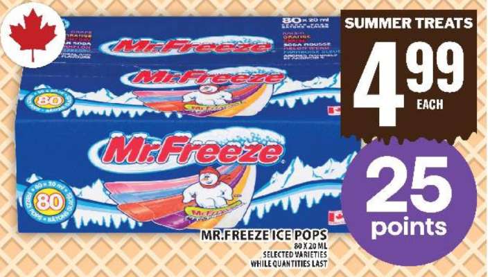 Mr. Freeze Ice Pops