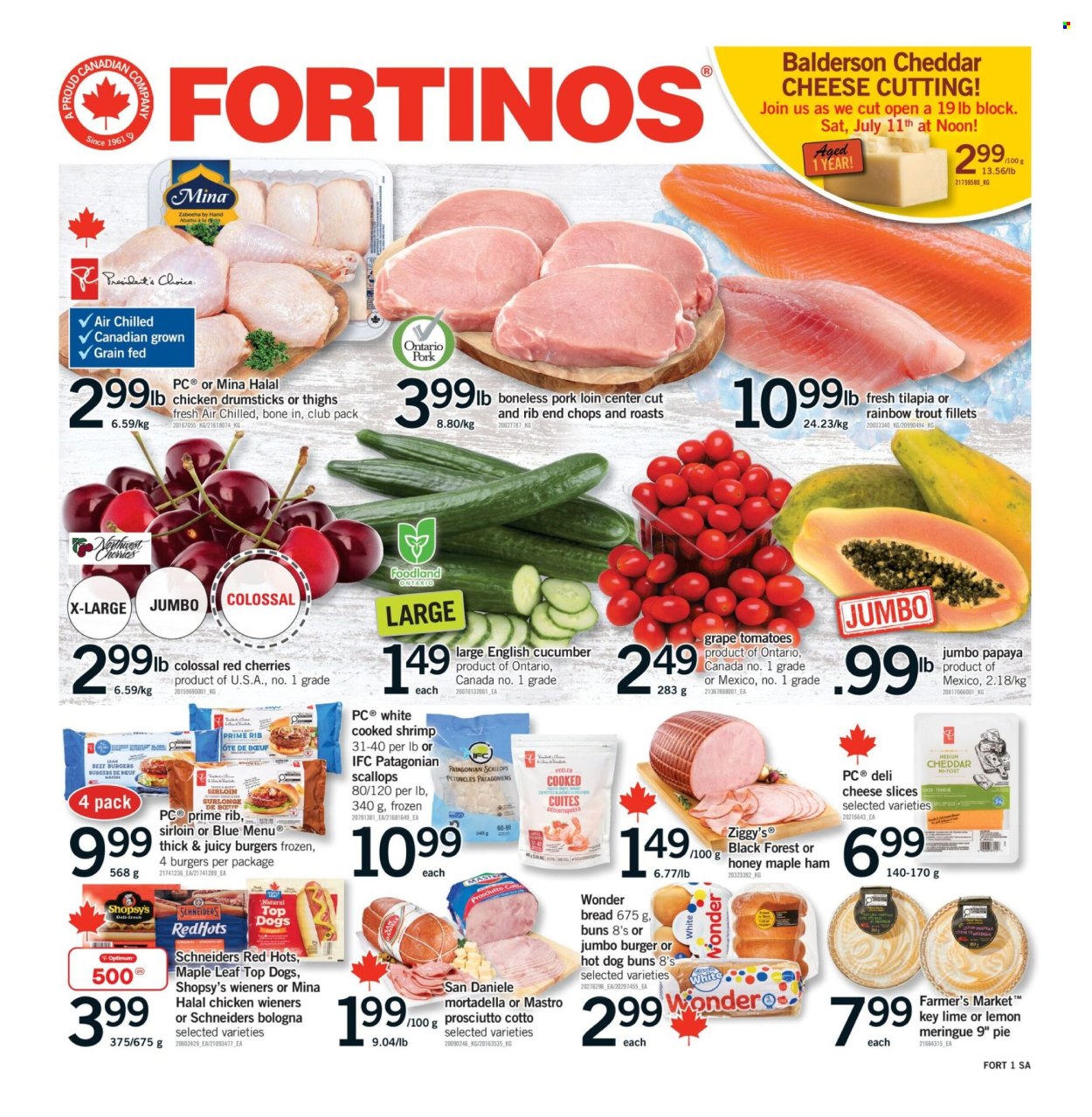 Fortinos flyer  - July 09, 2026 - July 15, 2026. Page 1
