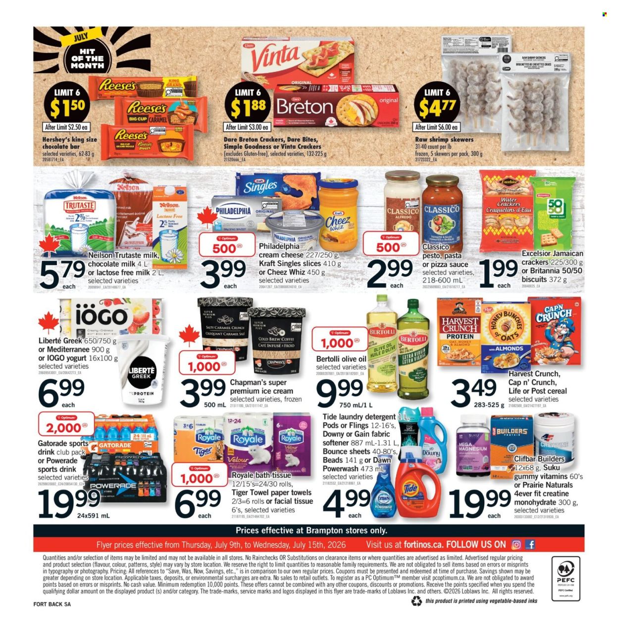 Fortinos flyer  - July 09, 2026 - July 15, 2026. Page 2