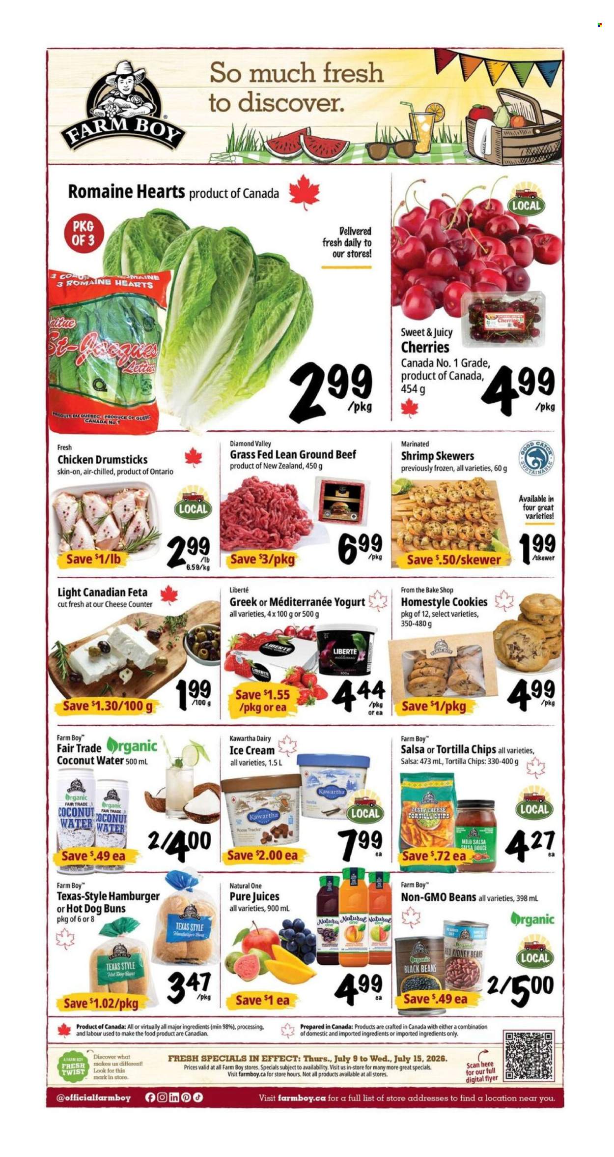 Farm Boy flyer  - July 09, 2026 - July 15, 2026. Page 1