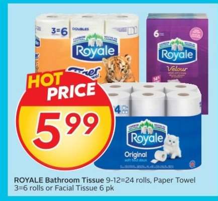 ROYALE BATHROOM TISSUE