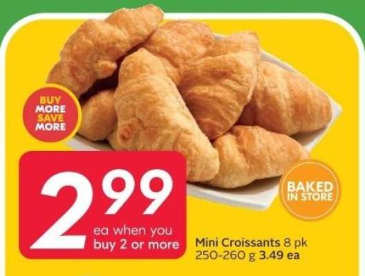 Mini Croissants 8 pk