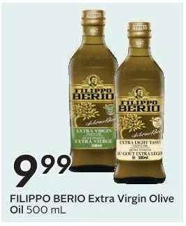 FILIPPO BERIO Extra Virgin Olive Oil 500 mL